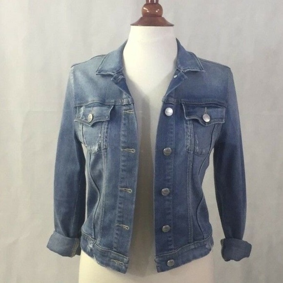 Greywire Denim Jacket Size Small 2/4 Buttons Roll - Picture 1 of 8